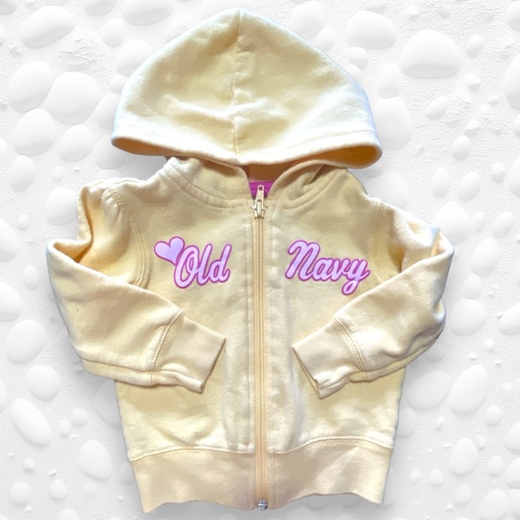Old Navy Other - Old navy baby girls 12-18m zip up hoodie